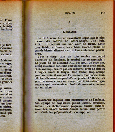 couverture de Opium - Journal d'une dsintoxication de Jean Cocteau