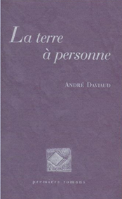 couverture de La terre  personne - Andr Daviaud