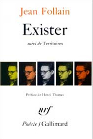 couverture de Exister de Jean Follain 