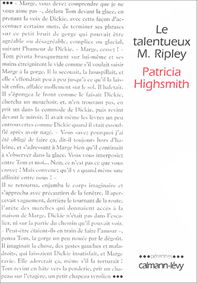 image couverture de Le talentueux M. Ripley de Patricia Highsmith