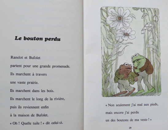  pages 28 et 29 de Ranelot et Bufolet de Arnold Lobel