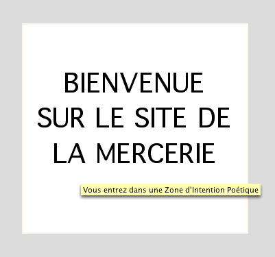  Bienvenue sur le site de la Mercerie - collectif artistique - Lyon-9eme-La Duchï¿½re - art contemporain et construction sociale 