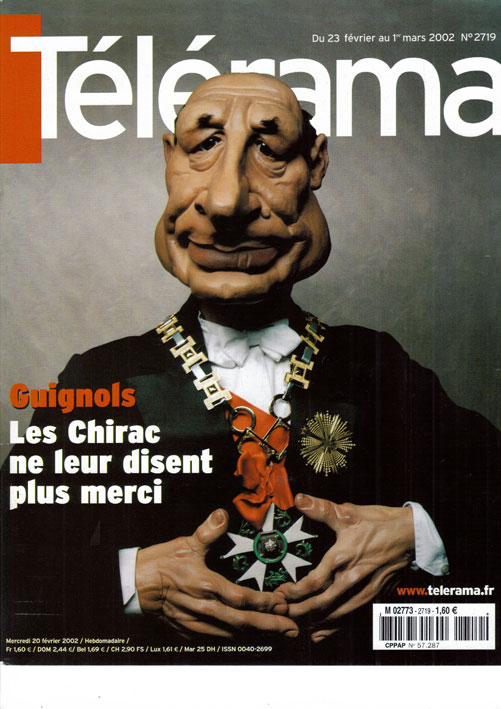  Couverture de Telerama n2773 - Jacques Chirac