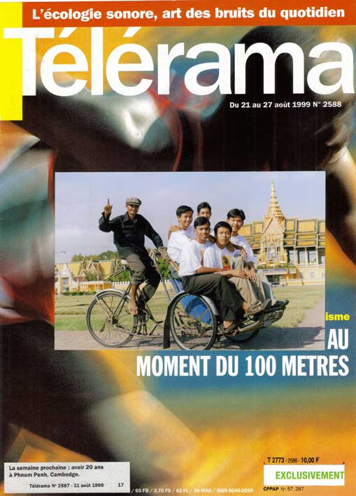  Couverture de Telerama  - sprint - customise par Sylvain Bravo