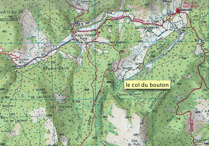  cartographie mercire - le col du bouton