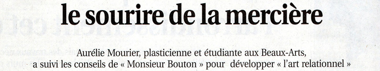 la Centrale de tri -  de La Mercerie- Maison de l'Enfance de la Duchre- Juillet-aot 2008-article du Progrs-Aurlie Mourier-le sourire de la mercire