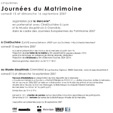 imagette du programme des journes du matrimoine