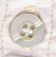  bouton de chemise blanc