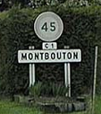 picto entre du village Montbouton