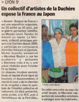 article le Progrs-Lyon 9eme-exposition Bonjour de France - Muse Isson Tanaka-Amami - Kagoshima-Japon - Juillet-aot 2008